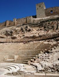 Imagen del teatro romano de Medelln